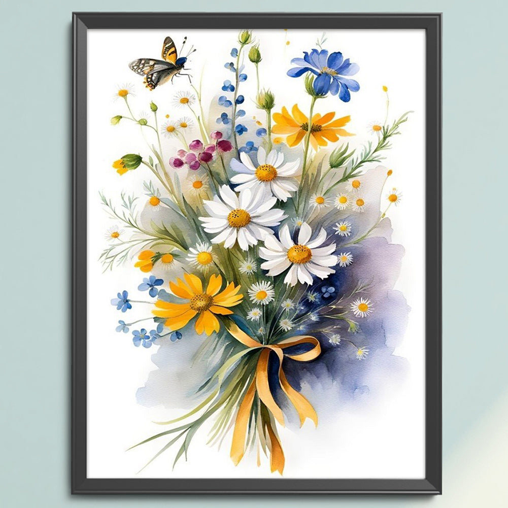 11CT Full Stamped Cross Stitch Kit - Daisy (30*40CM)