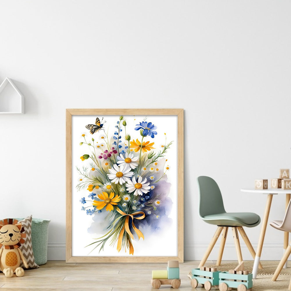11CT Full Stamped Cross Stitch Kit - Daisy (30*40CM)